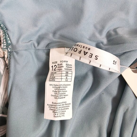 Anthropologie Seafolly Cabana Tie-Front One-Piece Swimsuit - Picture 10 of 13